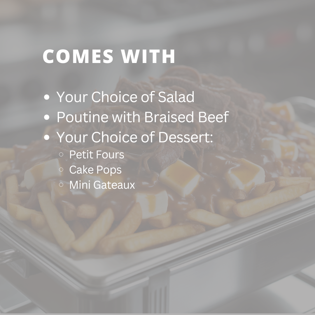 Braised Beef Poutine Buffet