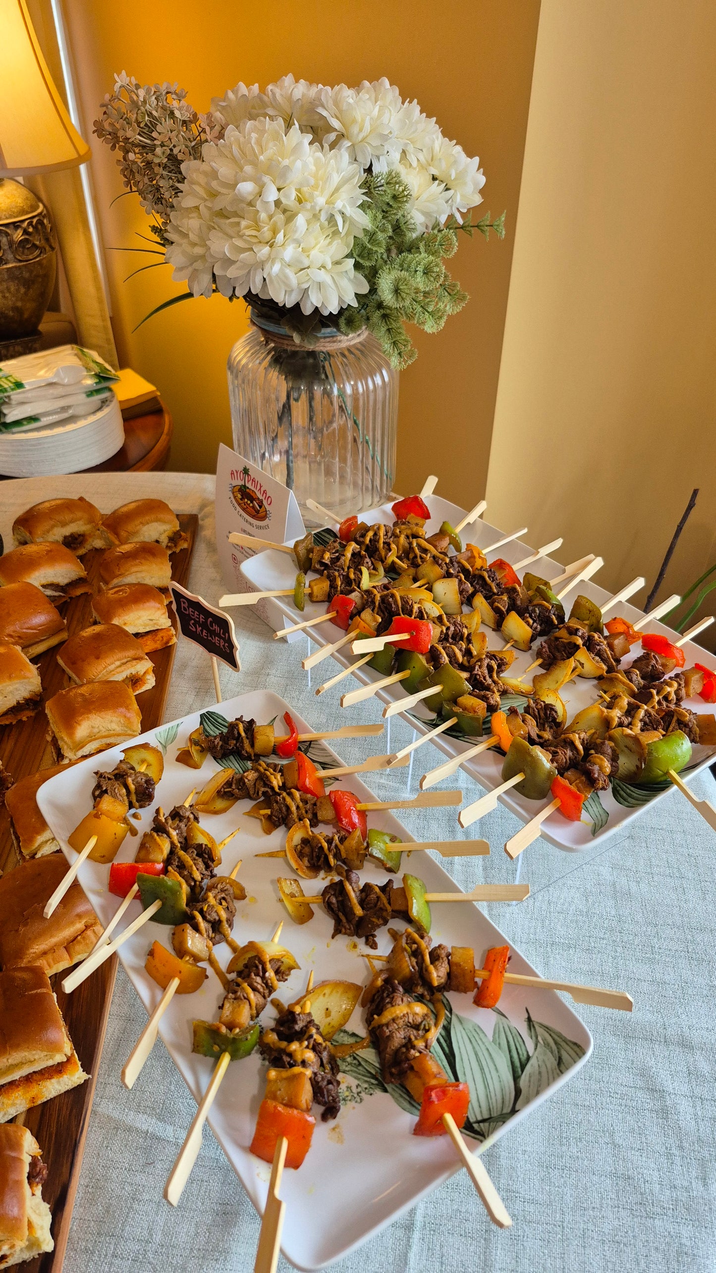 Beef Chilly Skewers