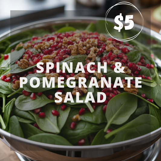 Spinach & Pomegranate Salad