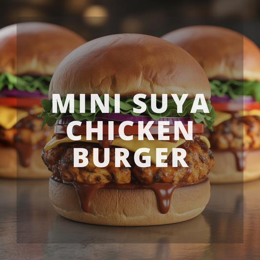 Mini Suya Chicken Burger