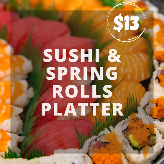 Sushi & Spring Rolls Platter