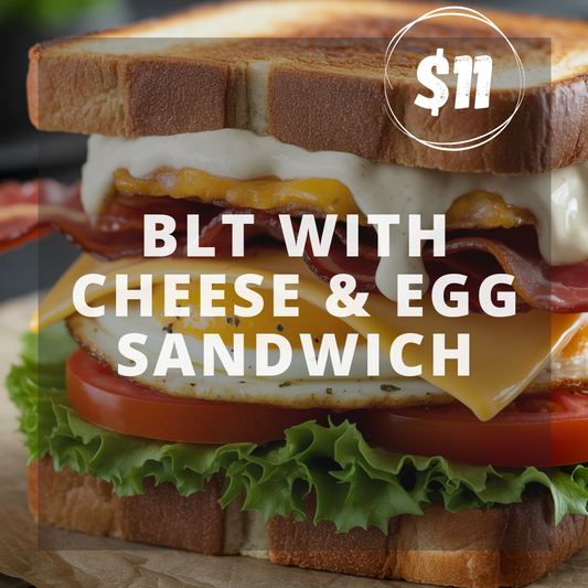 BLT With Cheese & Egg Sandwich