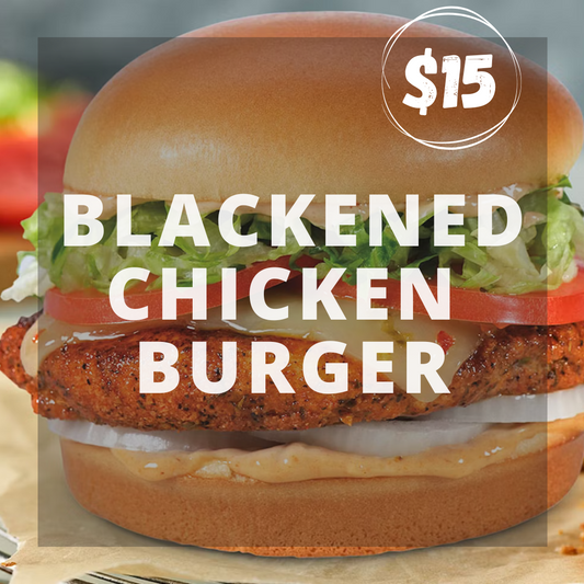 Blackened Chicken Burgers