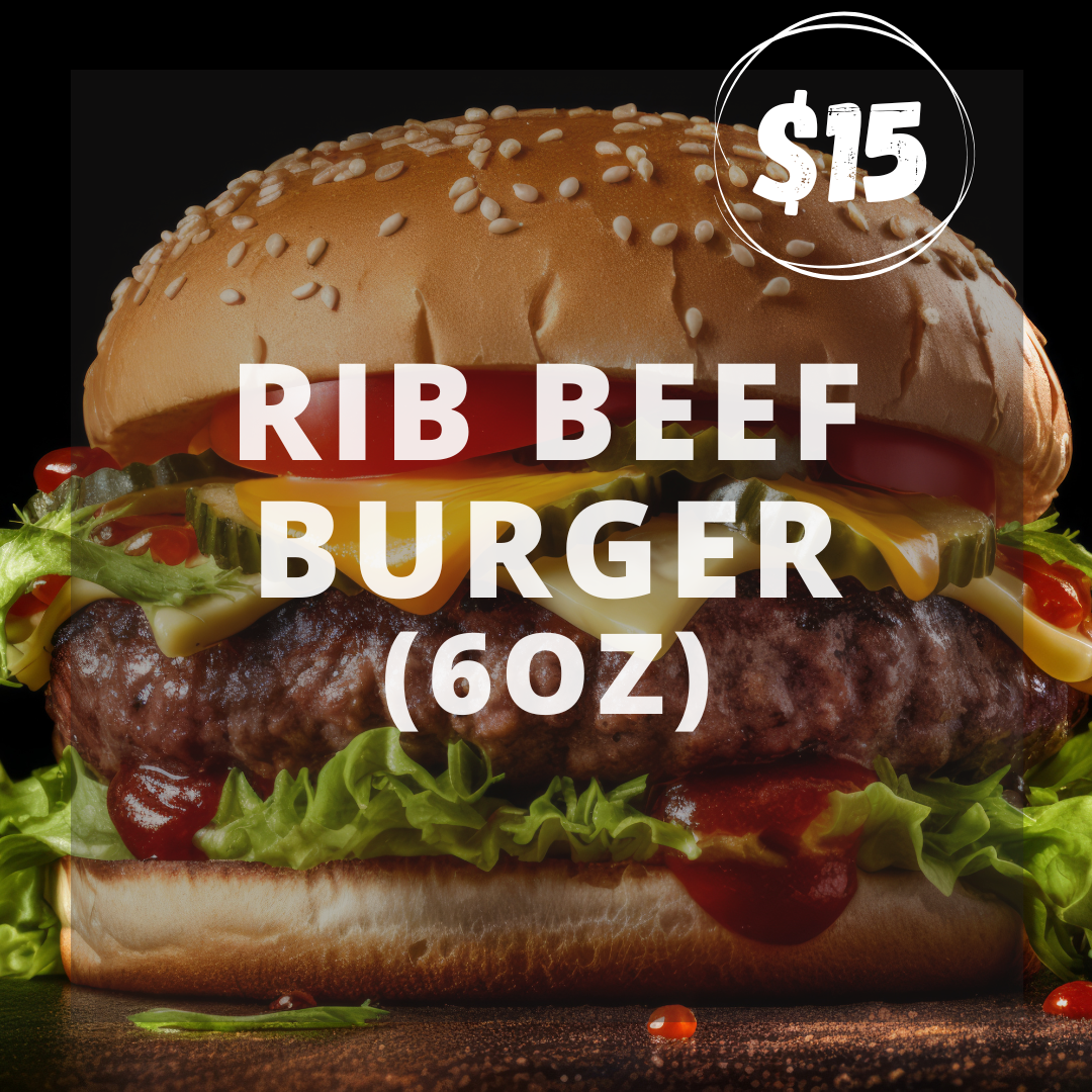 Rib Beef Burgers (6oz)