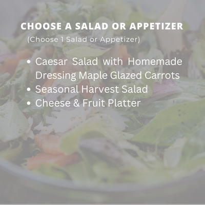 Traditional Christmas Dinner Menu