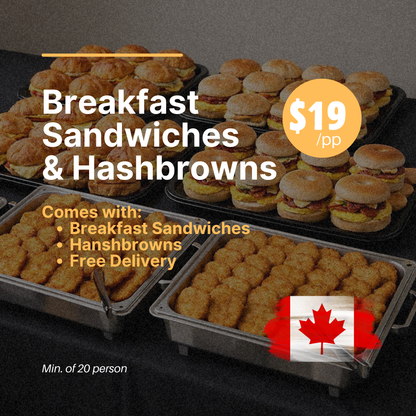Breakfast Sandwiches & Hashbrowns