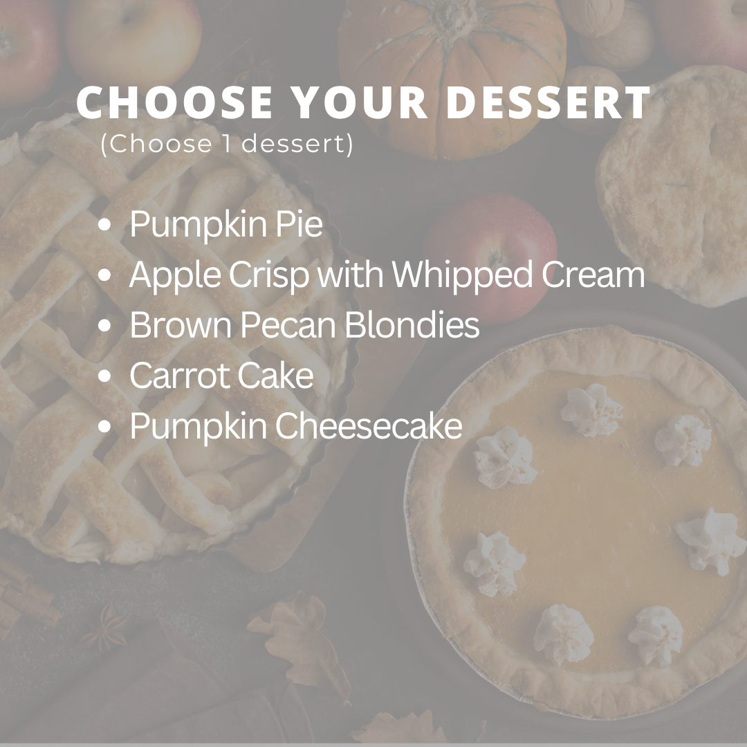 Traditional Thanksgiving Menu