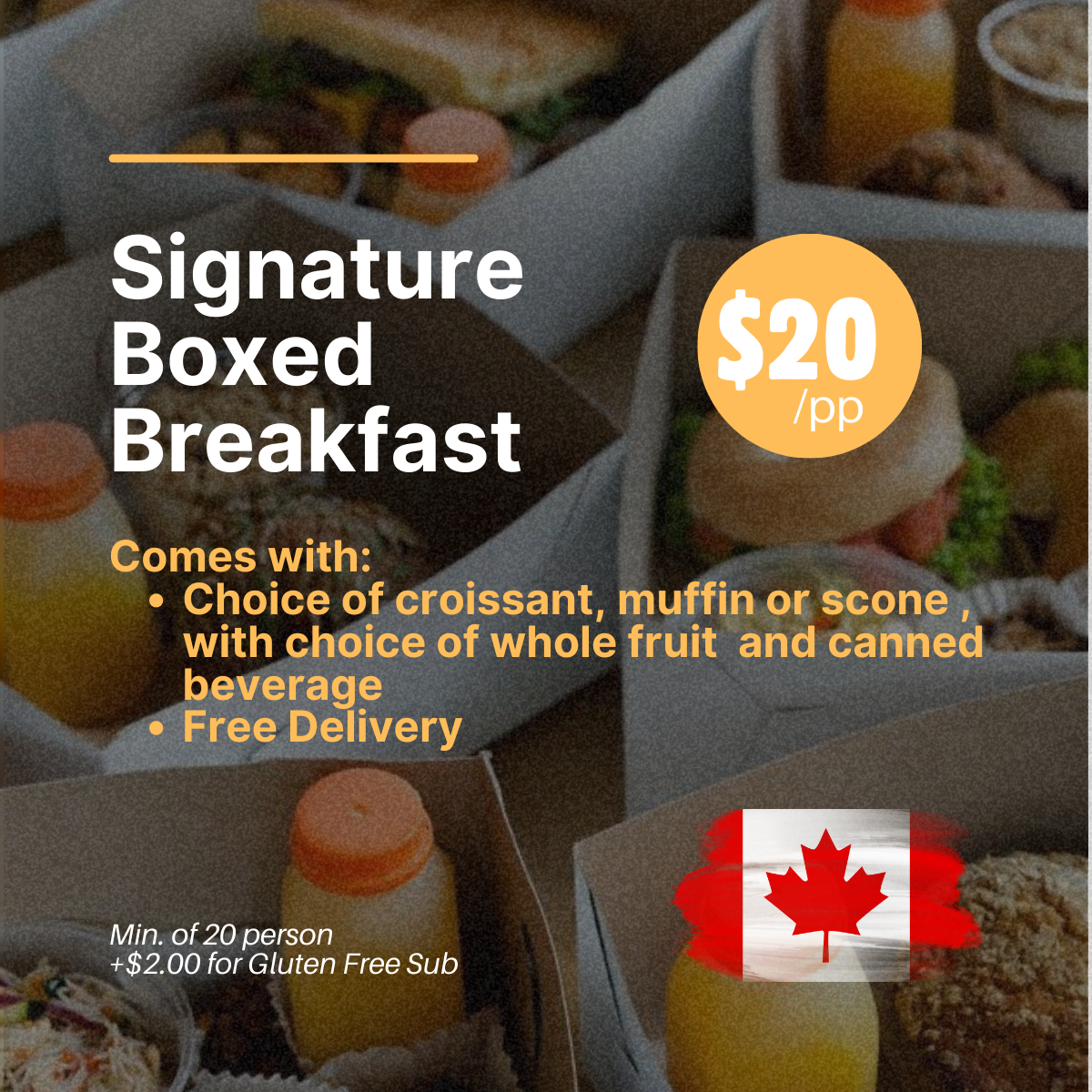 Signature Boxed Breakfast