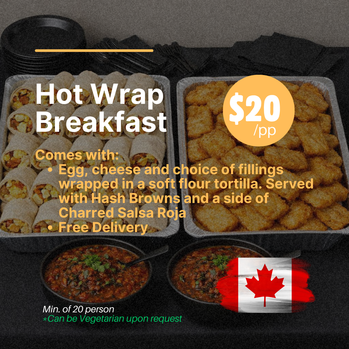 Hot Wrap Breakfast