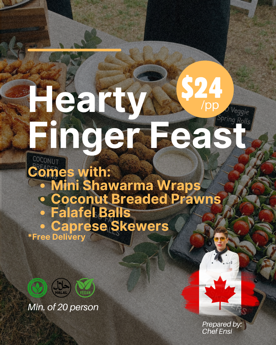 Hearty Finger Feast