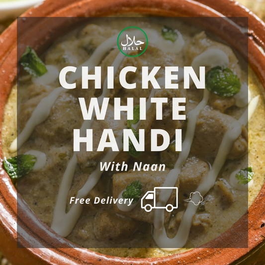 Chicken White Handi with Naan