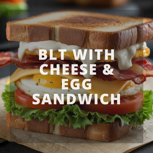 BLT With Cheese & Egg Sandwich