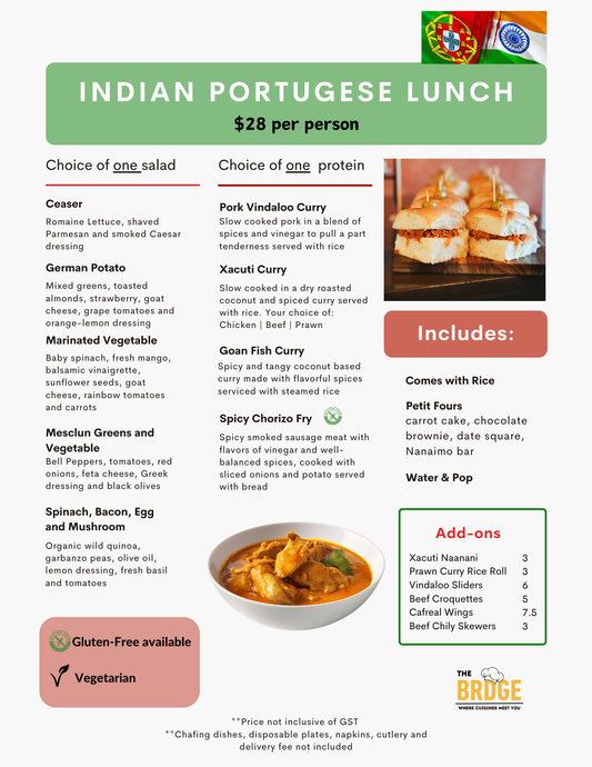 Indian Portuguese Lunch