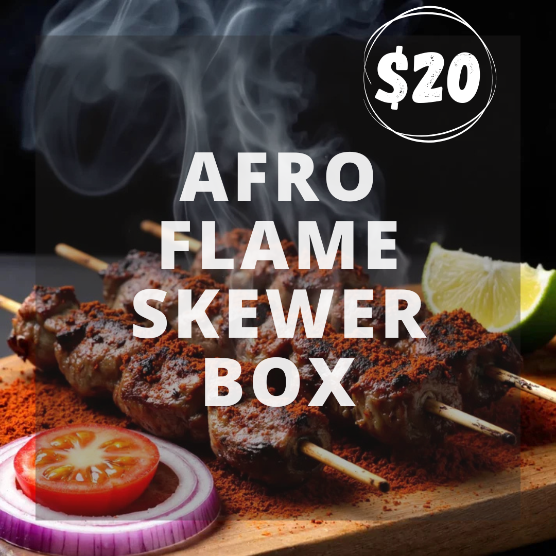 Afro Flame Skewer Box