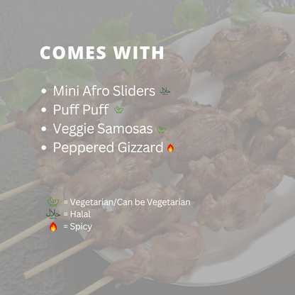 Afro Street Food Sampler