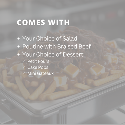 Braised Beef Poutine Buffet
