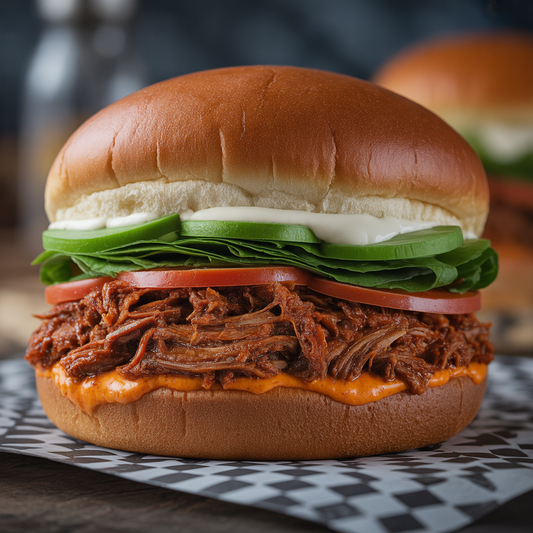 Pulled Asun Sandwich