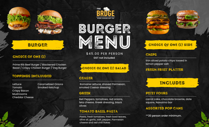 Burger Menu