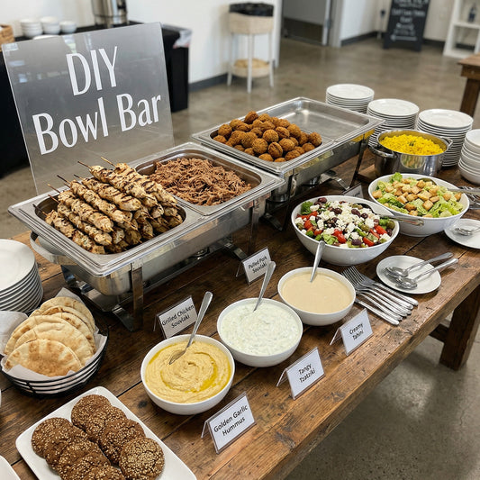 Premium Mediterranean DIY Bowl Bar