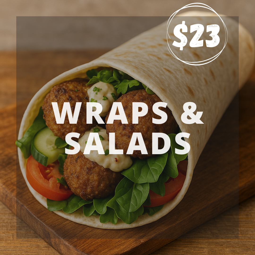 Wraps & Salad Combo