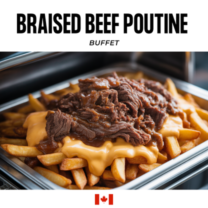 Braised Beef Poutine Buffet