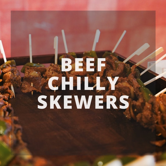Beef Chilly Skewers