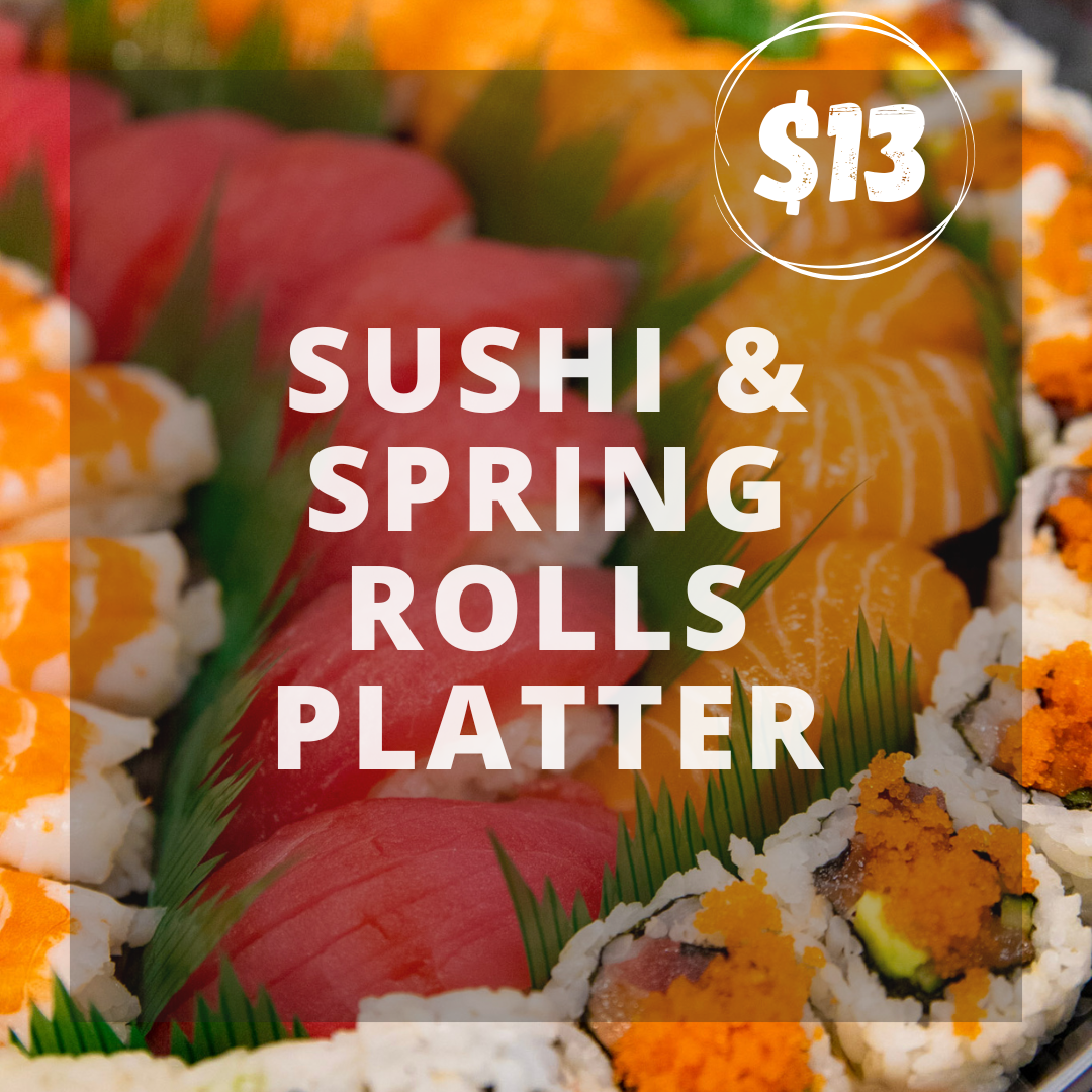 Sushi & Spring Rolls Platter