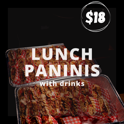 Lunch Panini's with Drinks