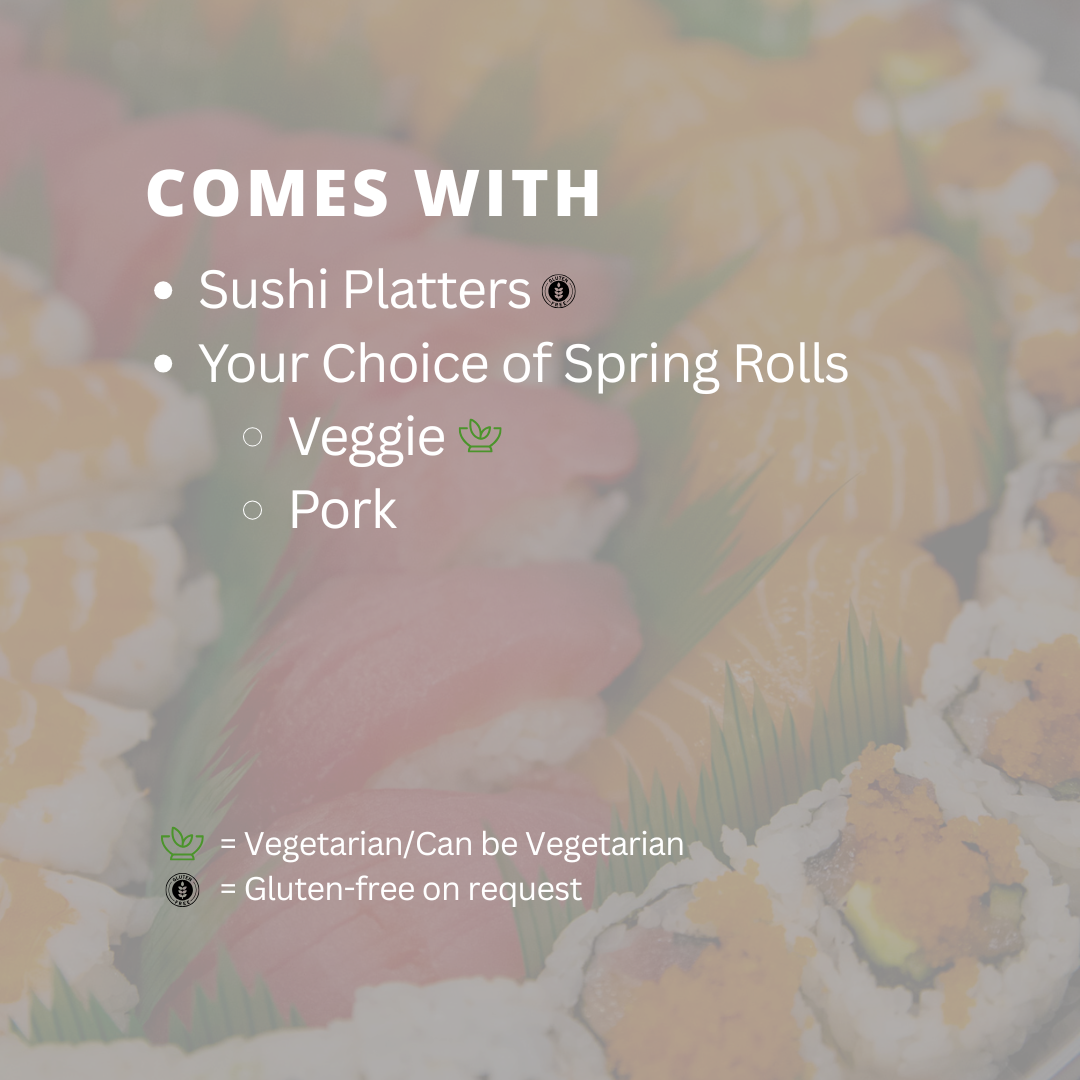 Sushi & Spring Rolls Platter