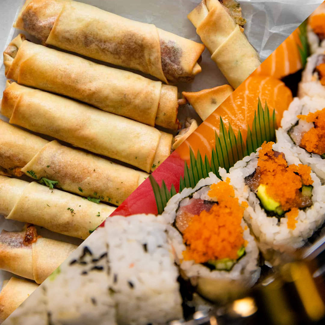 Sushi & Spring Rolls Platter