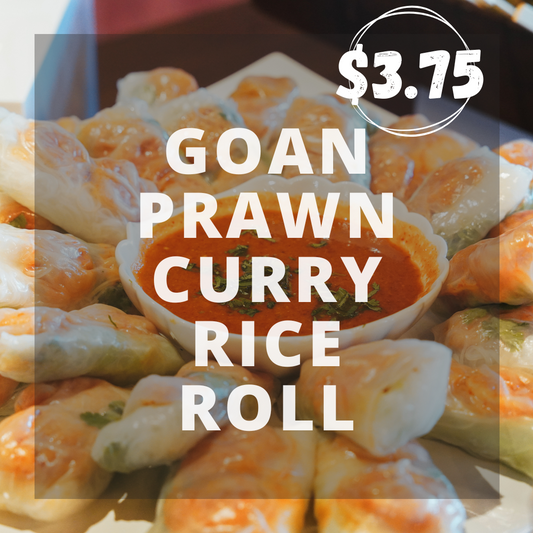 Goan Prawn Curry Rice Roll