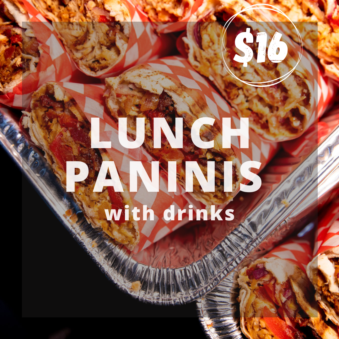 Lunch Panini's with Drinks