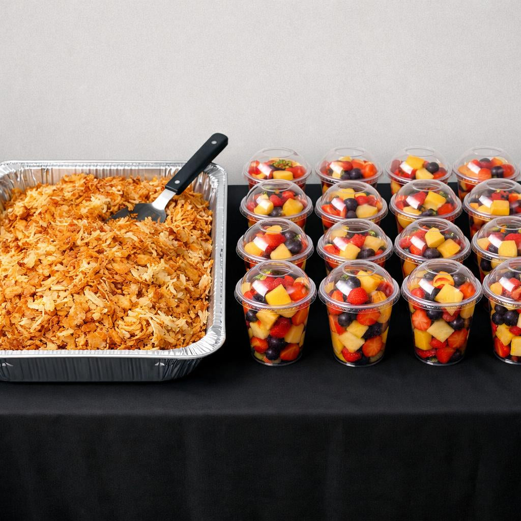 Hashbrowns  & Fruits Cups