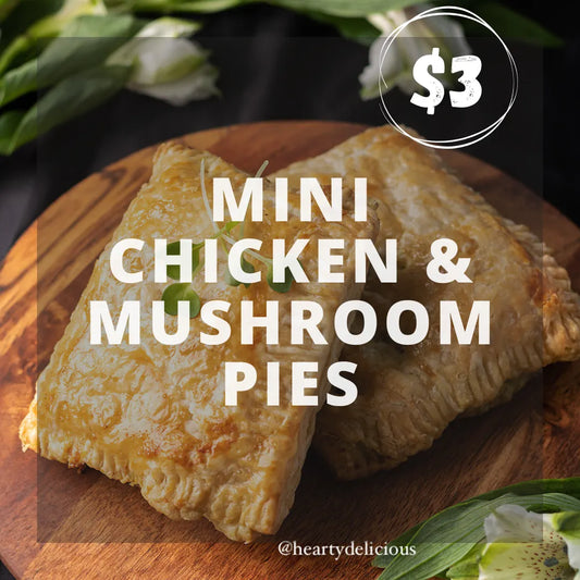 Mini Chicken & Mushroom Pie