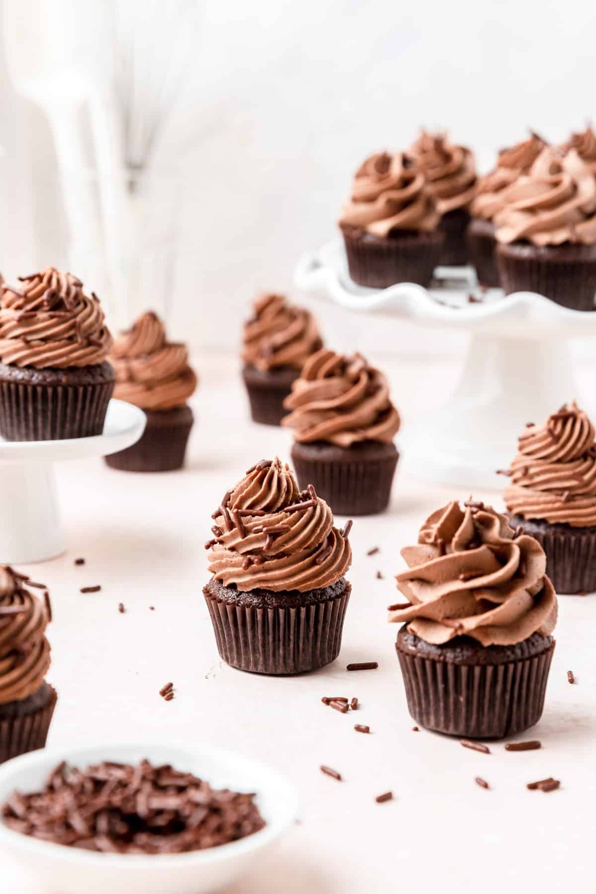 Mini Chocolate Cupcakes