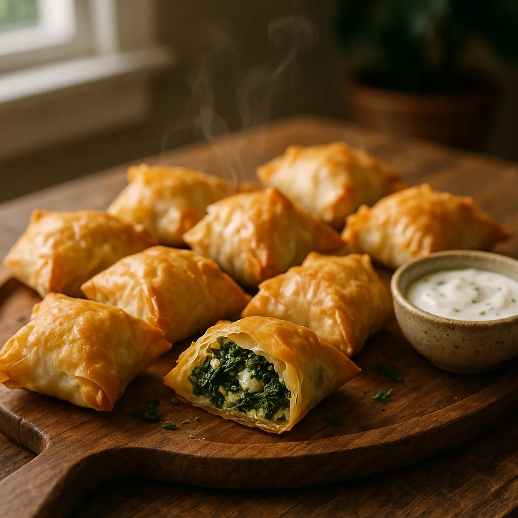 Filo Pastry Bites (Spinach & Feta)