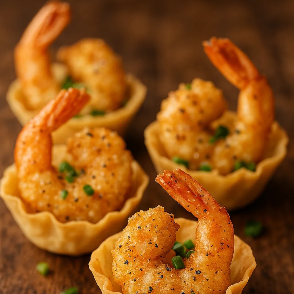 Salt & Pepper Prawn Cups