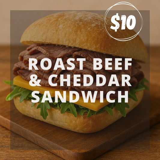 Roast Beef & Cheddar Sandwich