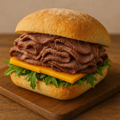 Roast Beef & Cheddar Sandwich