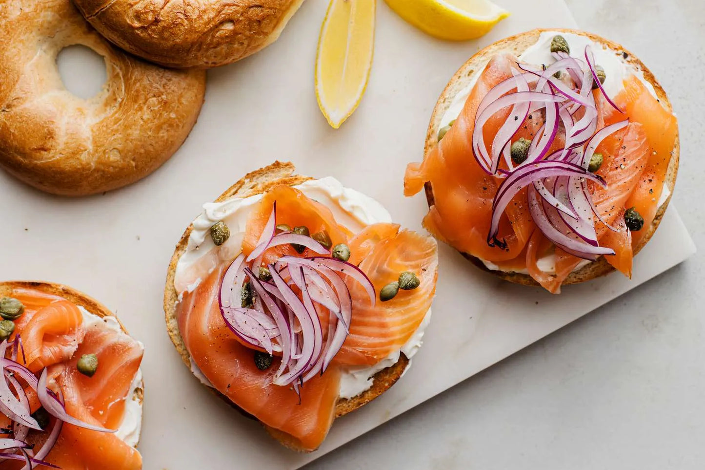 Smoked Salmon & Cream Cheese Bagel